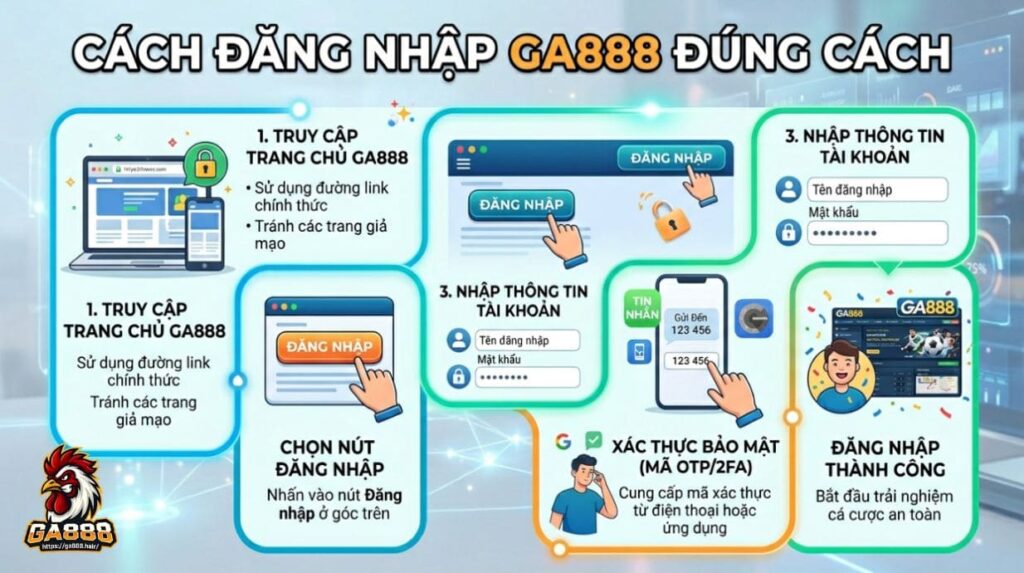 Cách đăng nhập GA888 đúng cách