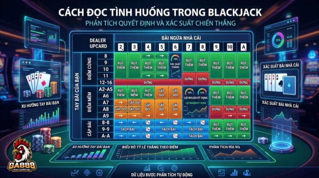 Cách Đọc Tình Huống Trong Blackjack
