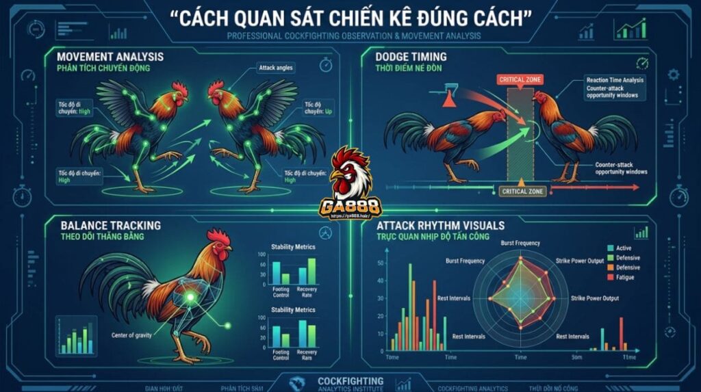 Cách Quan Sát Chiến Kê Đúng Cách