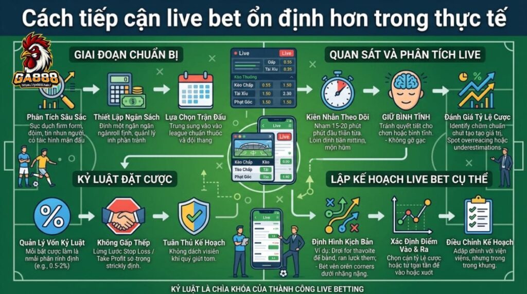 Cách tiếp cận live bet ổn định hơn trong thực tế 