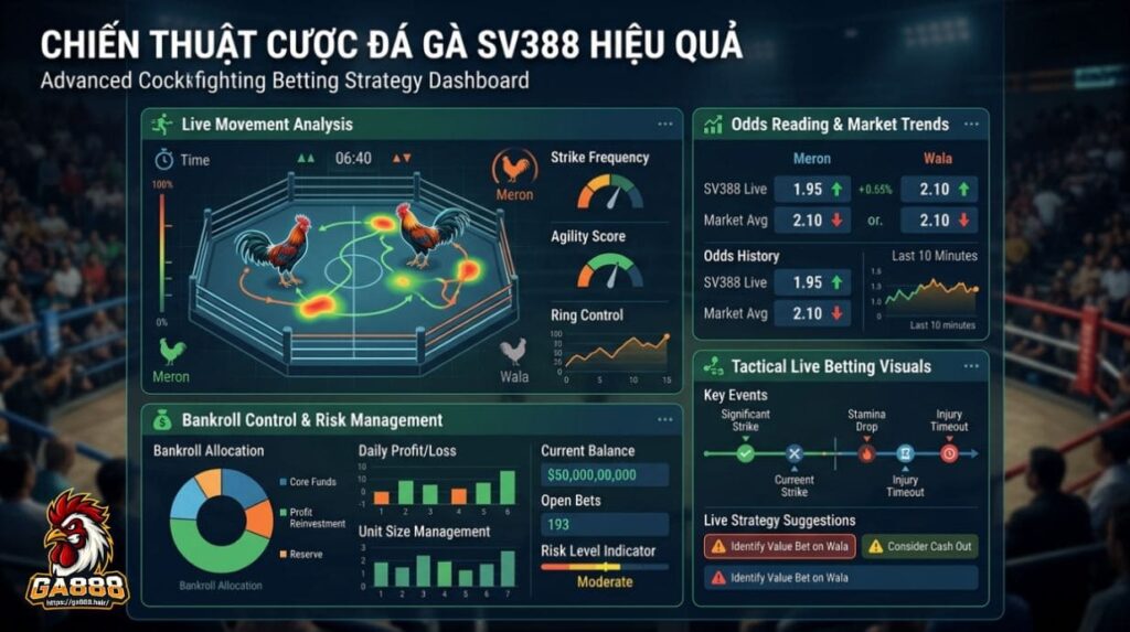 Chiến Thuật Cược Đá Gà SV388 Hiệu Quả