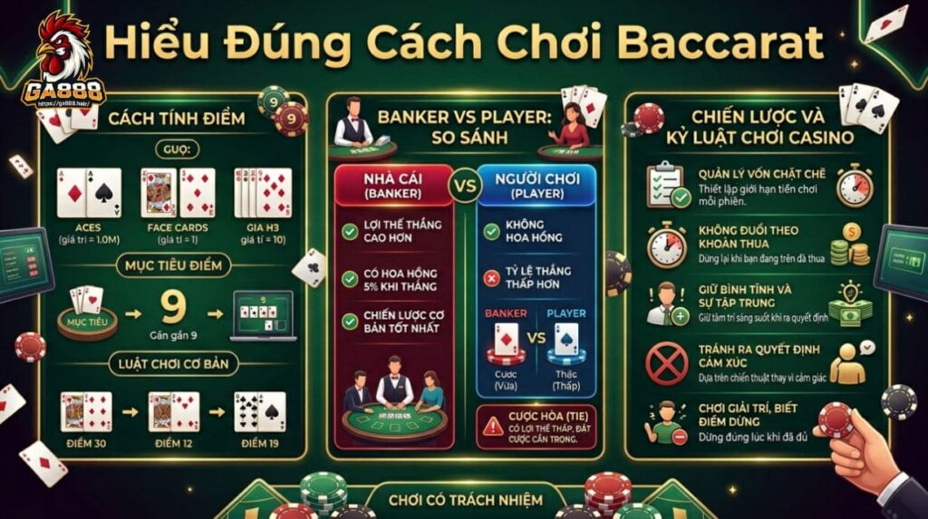 Hiểu Đúng Cách Chơi Baccarat