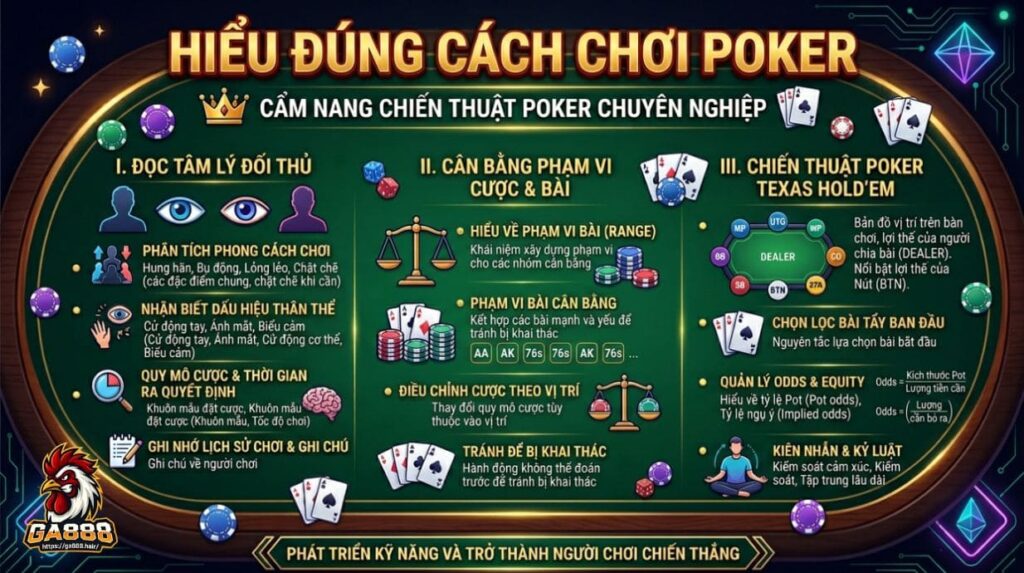 Hiểu Đúng Cách Chơi Poker