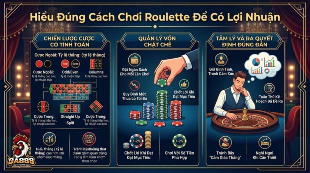 Hiểu Đúng Cách Chơi Roulette Để Có Lợi Nhuận