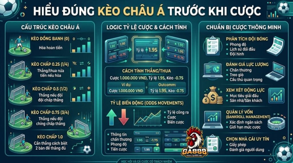 Hiểu Đúng Kèo Châu Á Trước Khi Cược