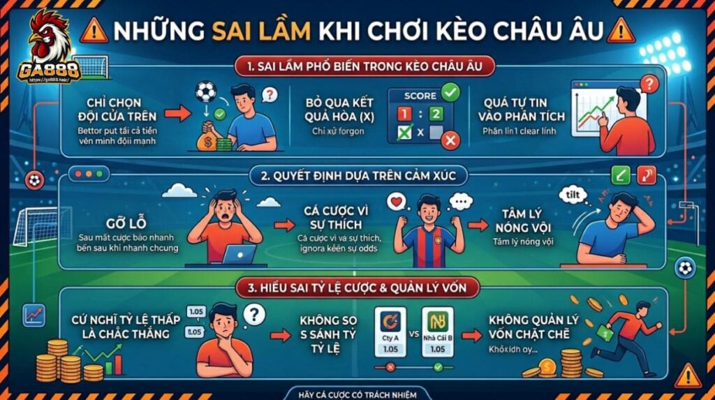 Những Sai Lầm Khi Chơi Kèo Châu Âu