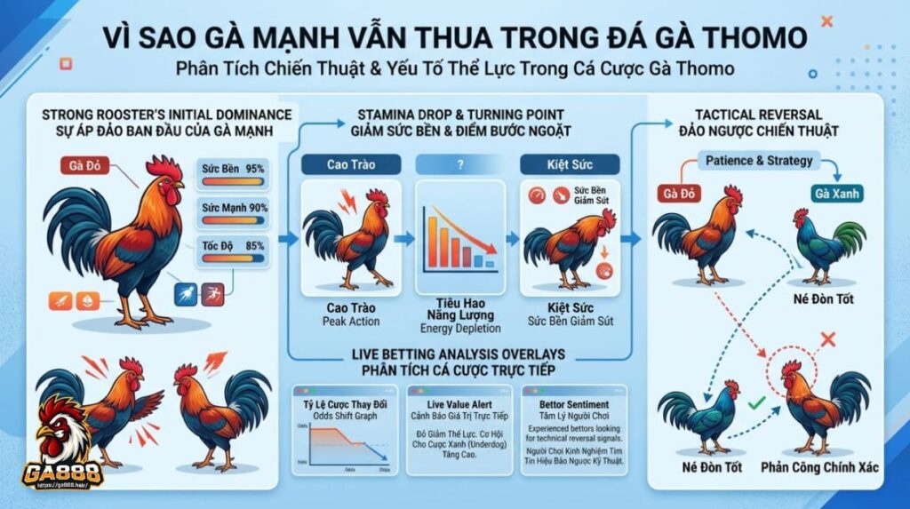 Vì Sao Gà Mạnh Vẫn Thua Trong Đá Gà Thomo