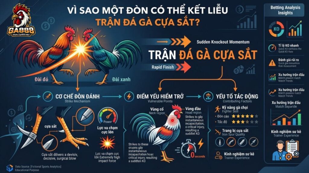 Vì Sao Một Đòn Có Thể Kết Liễu Trận Đá Gà Cựa Sắt