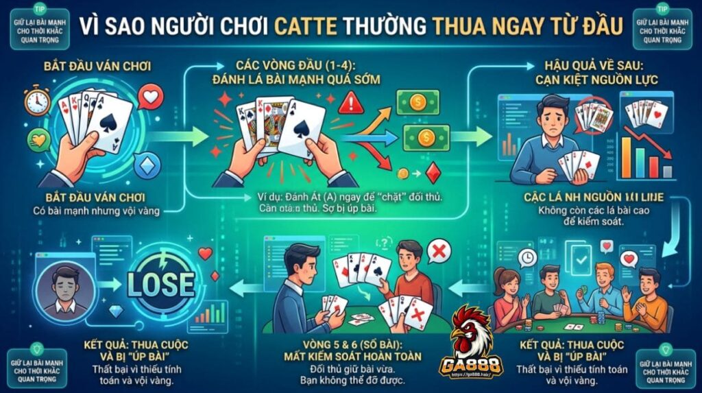 Vì Sao Người Chơi Catte Thường Thua Ngay Từ Đầu