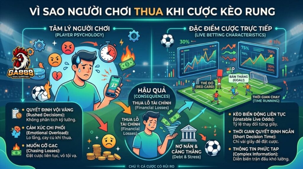 Vì Sao Người Chơi Thua Khi Cược Kèo Rung