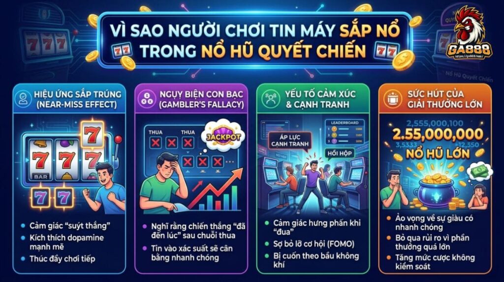 Vì Sao Người Chơi Tin Máy Sắp Nổ Trong Nổ Hũ Quyết Chiến