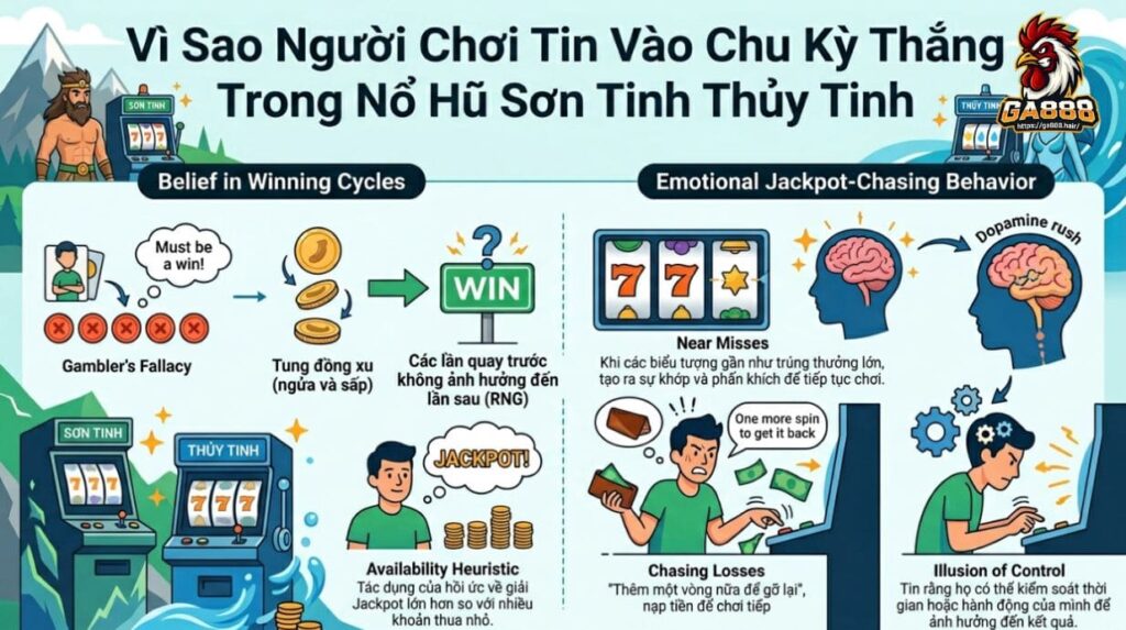 Vì Sao Người Chơi Tin Vào Chu Kỳ Thắng Trong Nổ Hũ Sơn Tinh Thủy Tinh