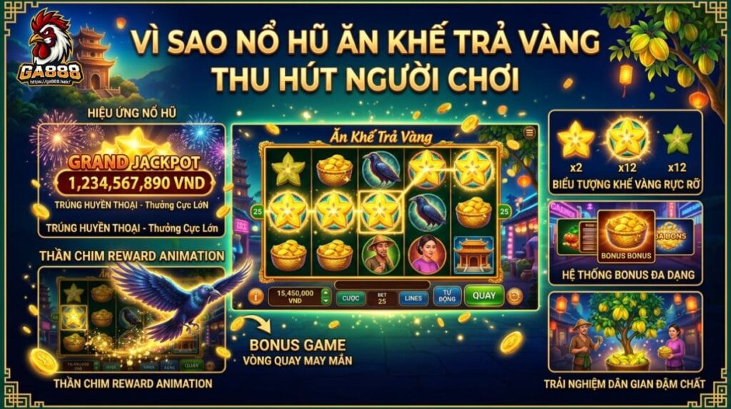 Vì Sao Nổ Hũ Ăn Khế Trả Vàng Thu Hút Người Chơi