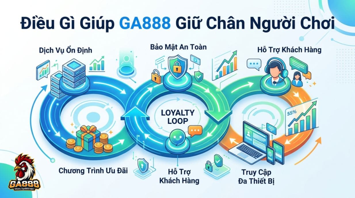Điều Gì Giúp GA888 Giữ Chân Người Chơi