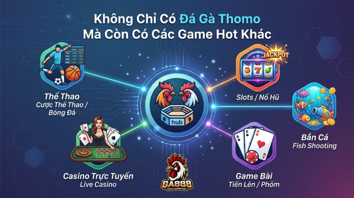 Không Chỉ Có Đá Gà Thomo Mà Còn Có Các Game Hot Khác