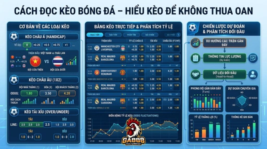 Cách Đọc Kèo Bóng Đá – Hiểu Kèo Để Không Thua Oan