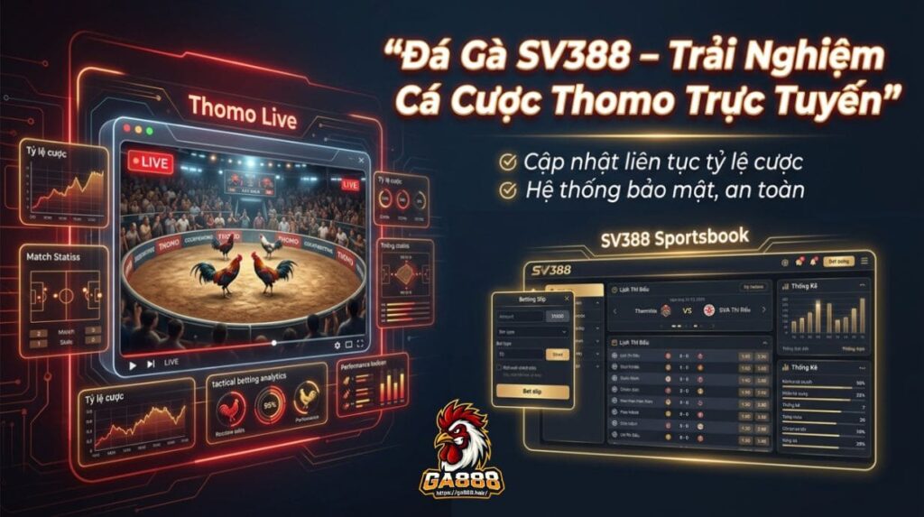 Đá Gà SV388 – Trải Nghiệm Cá Cược Thomo Trực Tuyến