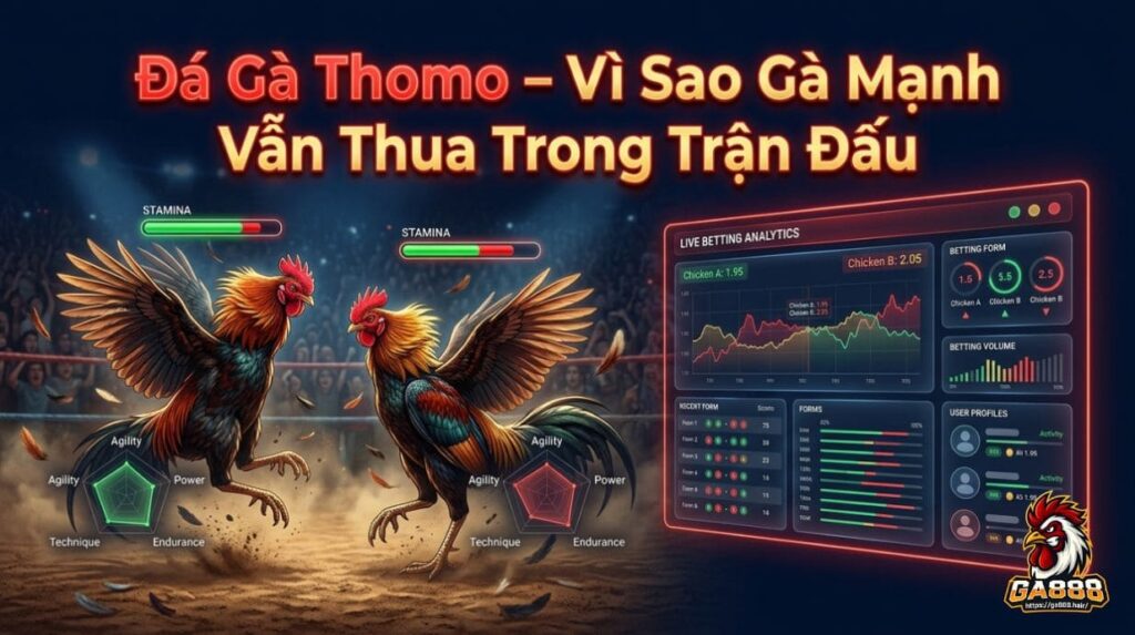 Đá Gà Thomo – Vì Sao Gà Mạnh Vẫn Thua Trong Trận Đấu