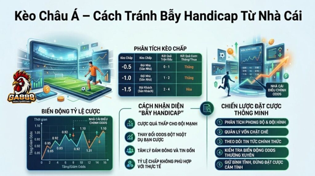 Kèo Châu Á – Cách Tránh Bẫy Handicap Từ Nhà Cái